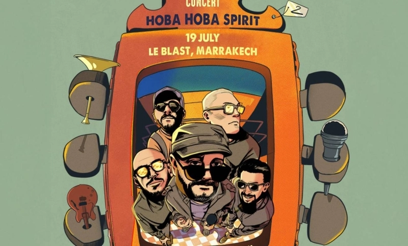 Le concert de Hoba Hoba Spirit- Le 19 juillet 2025 au Blast. Marrakech