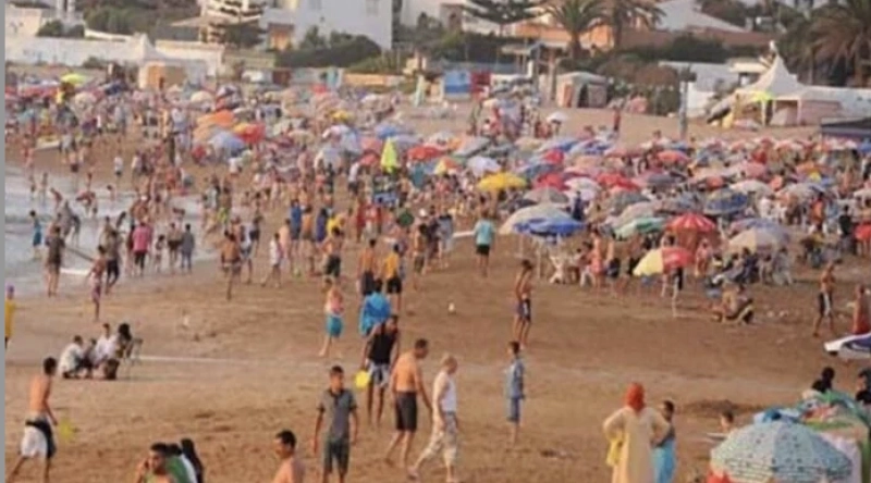 Les plages sont pleines