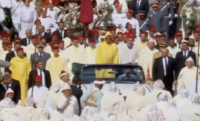 Une vue de la cérémonie d'allégeance présidée par SM le Roi Mohammed VI à Tétouan