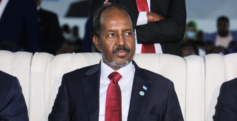 Le président somalien, Hassan Cheikh Mohamoud,