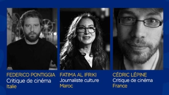 Les membres du Jury de la critique “Mustapha Mesnaoui” de la 30e édition du Festival de cinéma de Tétouan.