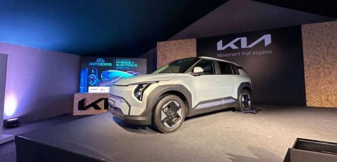 Kia EV3 100% électrique- Auto Expo 2025- Casablanca.
