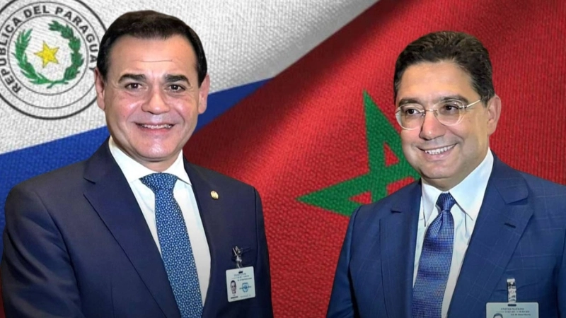 Nasser Bourita et Rubén Darío Ramírez Lezcano