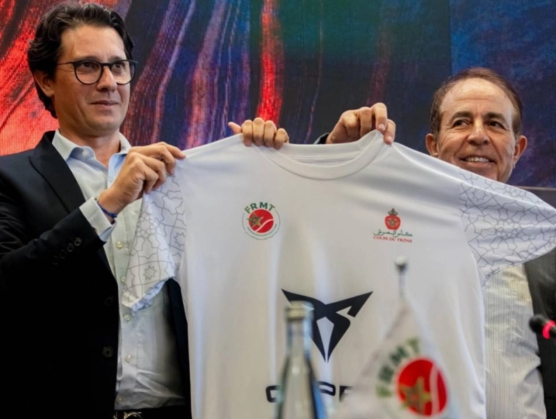 Adel Zerrouk, Directeur marques SEAT & CUPRA Maroc lors de la conférence de presse le 25 septembre 2025 à Casablanca.