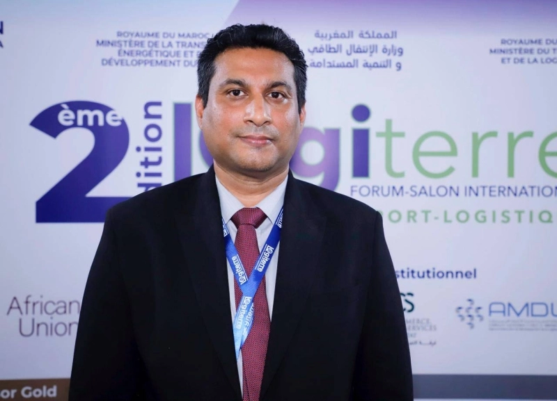 Vinesh Chintaram, président du comité “Infrastructures et energie” du conseil économique, social et culturel de l’Union africaine.