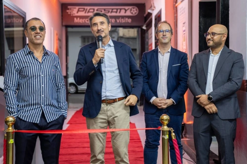 Cédric Veau, DG de Kia Maroc lors de l'ouverture des 2 centres Pissaty dans le nord du Maroc.