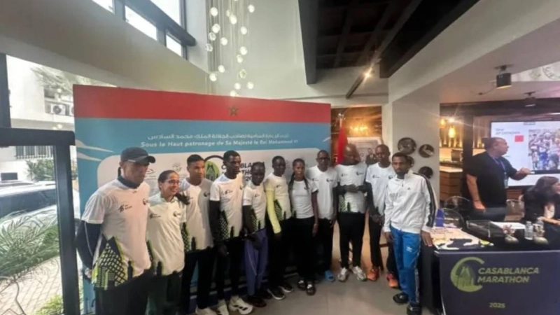 Des marathoniens de renommée mondiale particpent au Marathon de Casablanca 2025.