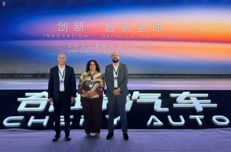 La team Chery Brand lors de la Brand Night 2025 en Chine.