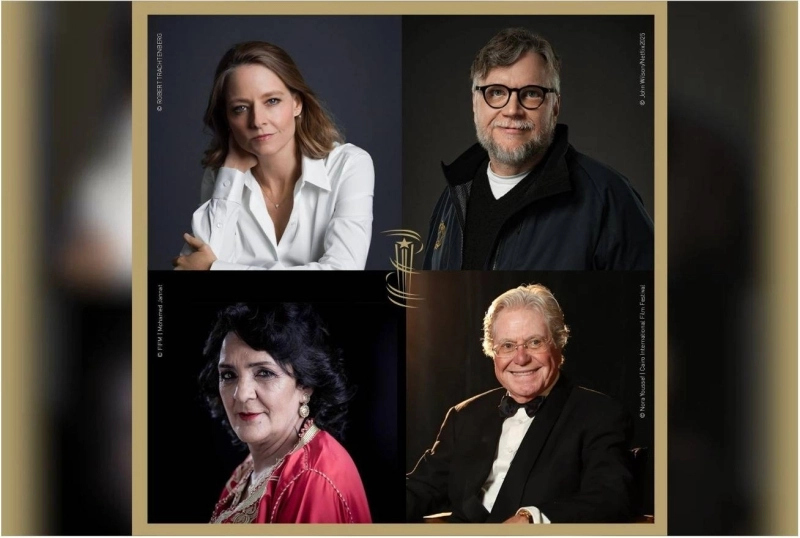 Le FIFM 2025 rend hommage à Jodie Foster, Guillermo del Toro, Raouya et Hussein Fahmi.