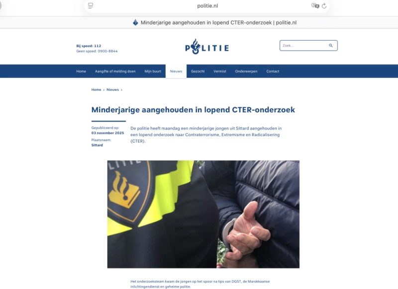 Arrestation antiterroriste en Hollande grâce à la DGS marocaine