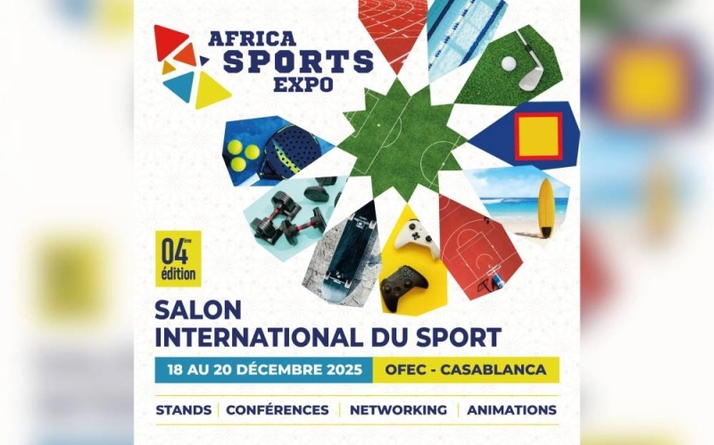 Casablanca accueille la 4e édition du salon Africa Sports Expo du 18 au 20 décembre 2025.