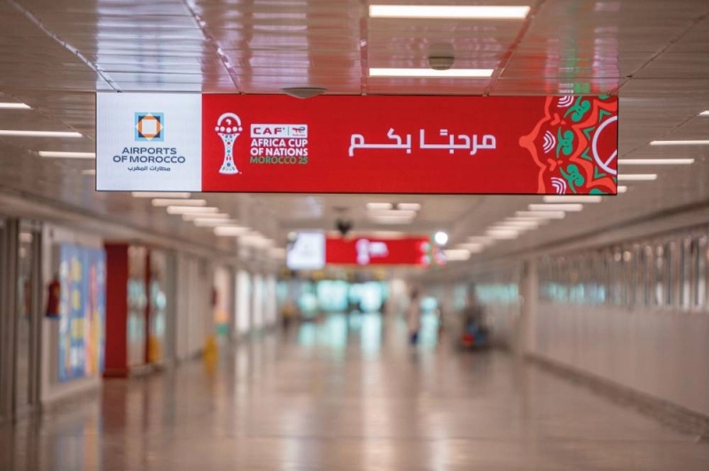 L’ONDA transforme les aéroports du Royaume en espaces immersifs aux couleurs de la CAN 2025 pour offrir aux voyageurs une expérience célébrant l’esprit du football africain dès leur arrivée.