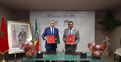 Le Directeur général de la Sûreté nationale et de la Surveillance du territoire, Abdellatif Hammouchi, et le Commissaire général de la police fédérale éthiopienne