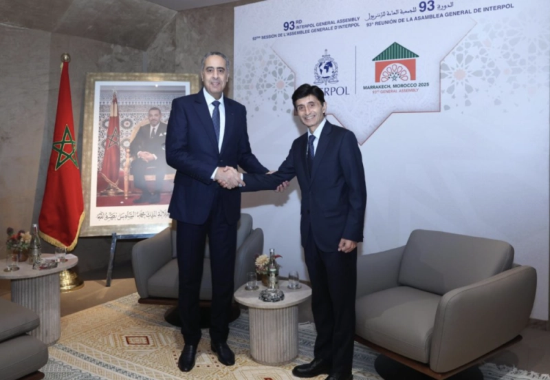 Abdellatif Hammouchi recevant Faisal Shahkar