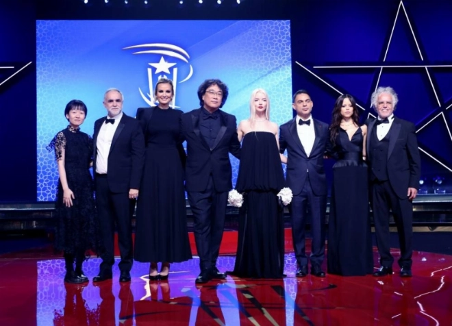 Les membres du jury lors de la cérémonie d'ouvertire du FIFM 2025.