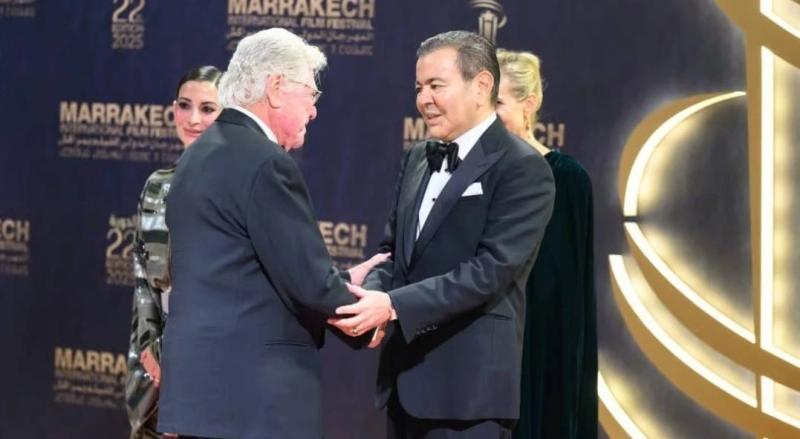 SAR Le Prince Moulay Rachid accompagné de SAR la Princesse Lalla Oum Keltoum, préside un dîner offert par SM le Roi Mohammed VI à l'occasion de l'ouvertire officielle du FIFM 2025.