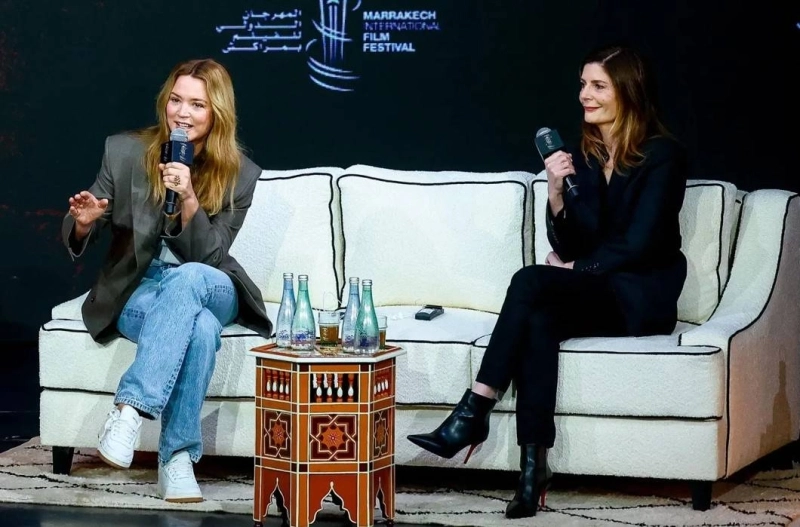 Virginie Efira et Chiara Mastroianni animent une masterclass au théâtre Meydene à Marrakech- gettyimages.