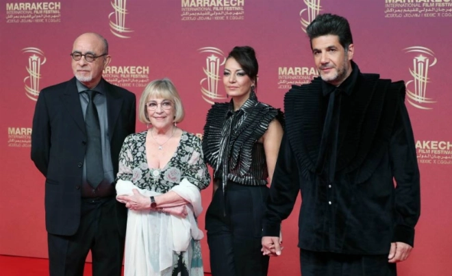 Maryam Touzani accompagnée de Carmen Maura, Nabil Ayouch et Ahmed Boulane- FIFM 2025.