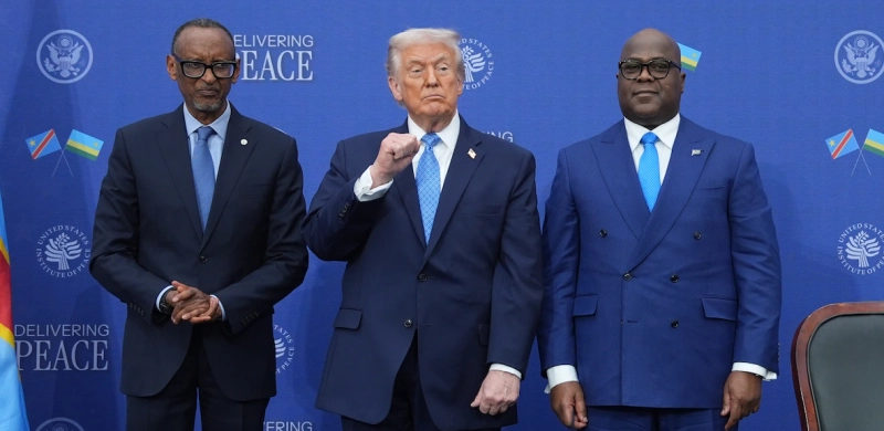 Les présidents du Rwanda Paul Kagame et de la République Démocratique du Congo (RDC), Félix Tshisekedi, ont signé, jeudi à Washington, sous les auspices du président américain Donald Trump, un accord de paix visant à mettre fin au conflit meurtrier dans l'est de la RDC, vieux de trois décennies.