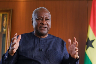 Le président ghanéen John Dramani Mahama