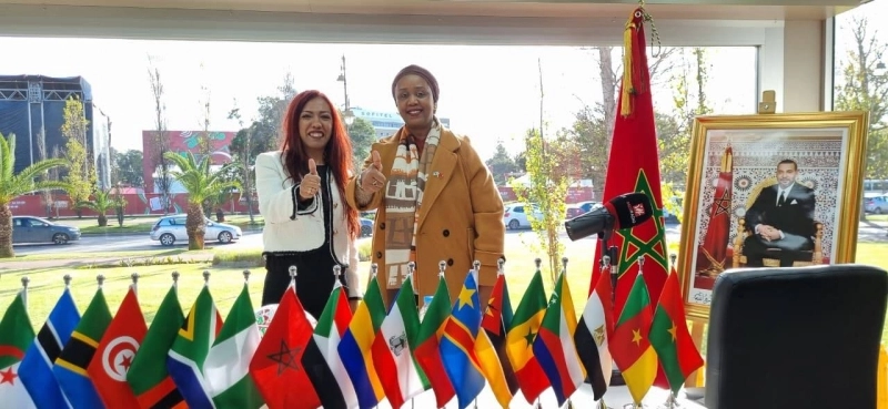 Shakilla K. Umutoni, ambassadrice du Rwanda au Maroc.