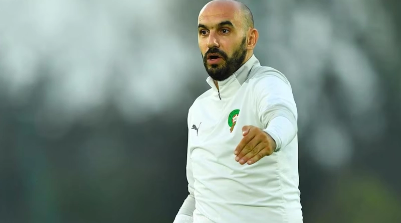 Le sélectionneur national, Walid Regragui