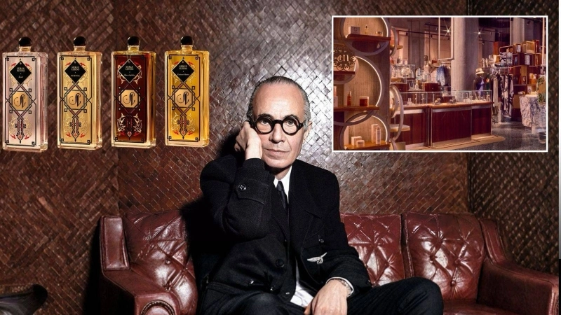 Serge Lutens dévoile sa collection Royaume des lumières à la Boutique du Royal Mansour Casablanca.