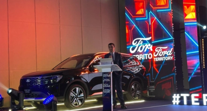 Abdelouahab Ennaciri, DG de SCAMA lors de la conférence de presse du lancement du nouveau Ford Territory à El Jadida. (2)