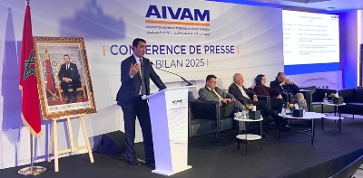 Abdelouahed Naciri, Président de l'AIVAM lors de conférence de presse du Bilan AIVAM 2025.
