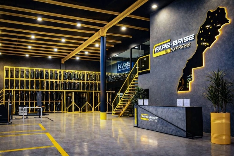 D’une superficie de plus de 300 m², le nouveau centre Pare-Brise Express à Marrakech intègre des services rapides de maintenance et d’entretien courant.