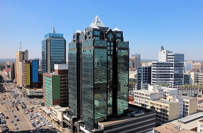 Harare, capitale du Zimbabwe.