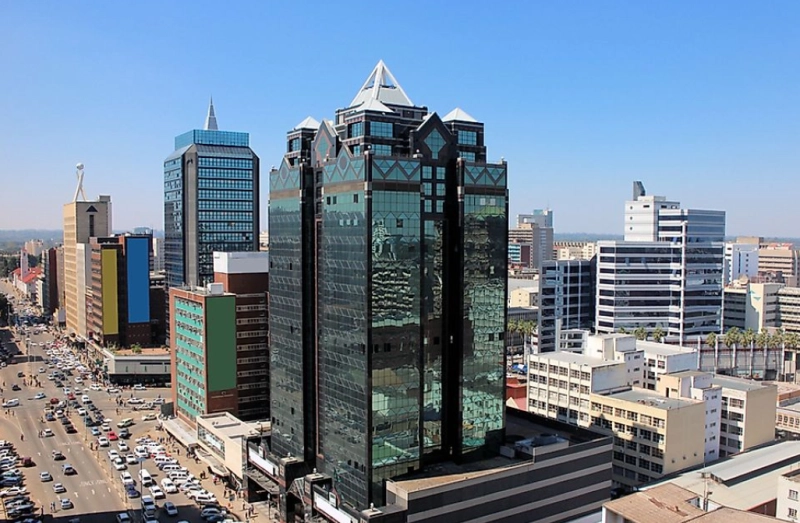 Harare, capitale du Zimbabwe.