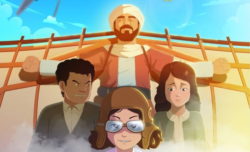 Maghariba Fi Samae -Les Marocains du ciel, la série d'animation qui rend hommage à Touria Chaoui sur 2M.