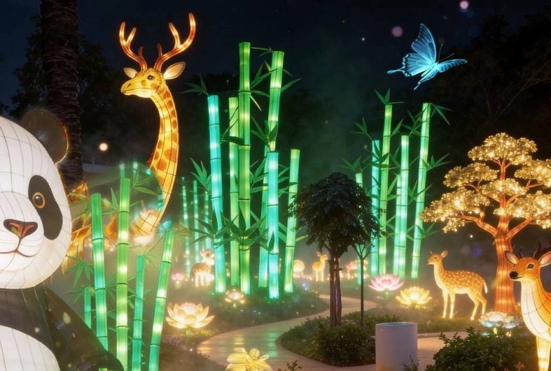 Casablanca accueille du 27 mars au 10 mai 2026 la1ère édition du Magic Garden Light Festival.