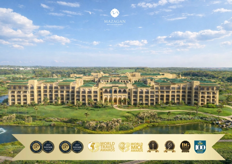 En 2025, Mazagan Beach & Golf Resort a été récompensé pour la qualité de son hospitalité, son offre gastronomique et son engagement en faveur d’un tourisme durable.