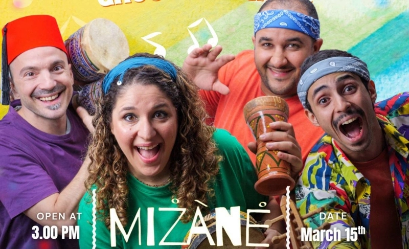 Crescendo N'The Kasbah Groove Machine présente Mizane en showcase live le 15 mars 2026 Marriott Rabat – Eden Ballroom.
