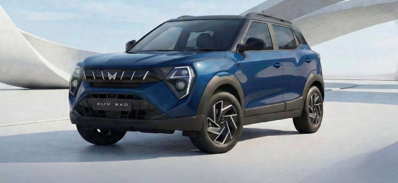 Le nouveau XUV 3XO arbore la nouvelle identité visuelle Twin Peaks de Mahindra.