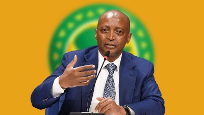 Patrice Motsepe, président de la Confédération africaine de football.