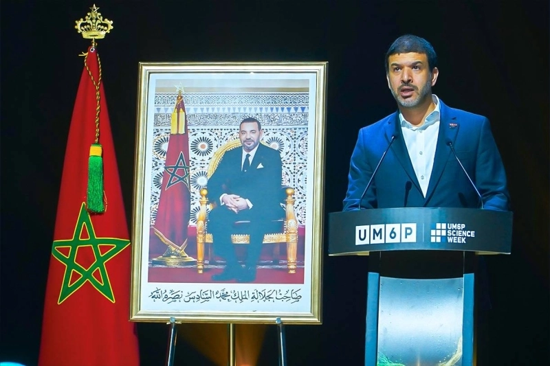 Hicham El Habti, Président de l’UM6P lors de l'ouverture de la sixième édition de la Science Week.