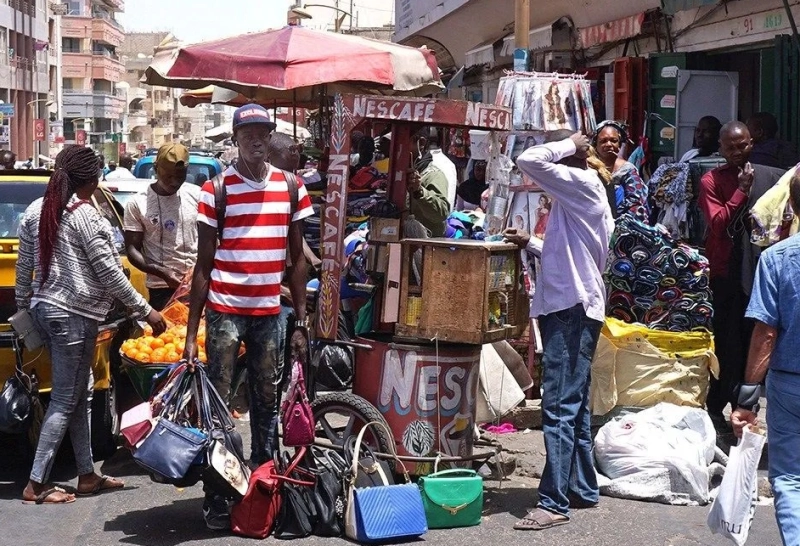 Les rues de Dakar, la capitale séné
