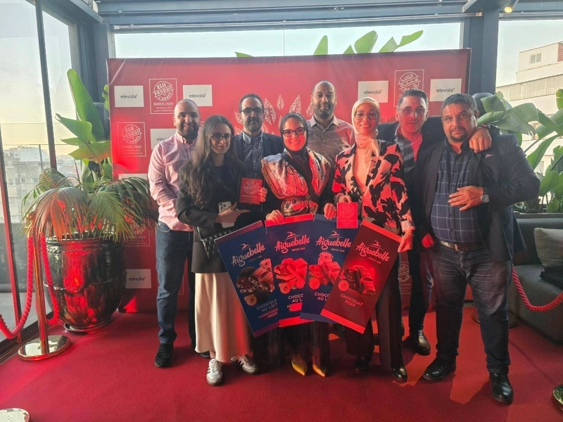 Les tablettes de chocolat Aiguebelle ont été élues Produit de l’Année 2026 au Maroc.