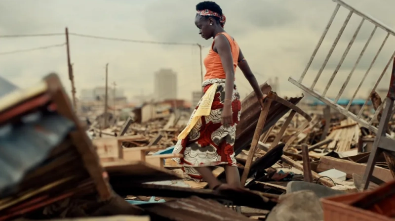 Affiche du film "La Légende de la reine vagabonde de Lagos", signé par le collectif nigérian Agbajowo Collective, remportant le prix du meilleur long métrage lors de la 7e édition du Festival Films Femmes Afrique, tenue à Dakar.