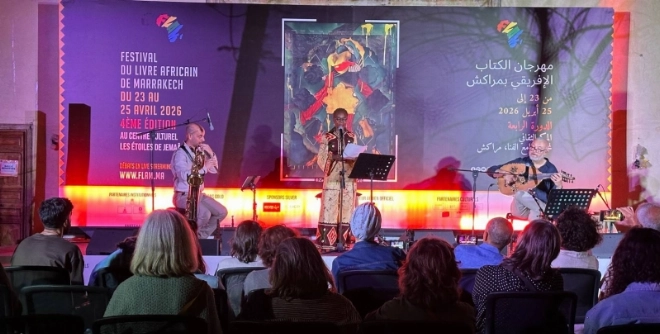 Perrine Fifadji, Edouard Lhoumeau et Ziad BenYoussef en clôture du FLAM 2026.