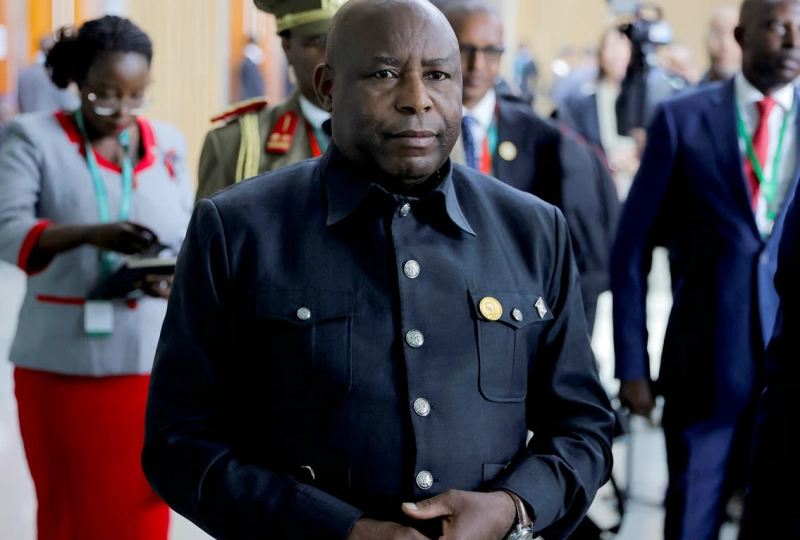 Le président burundais Évariste Ndayishimiye