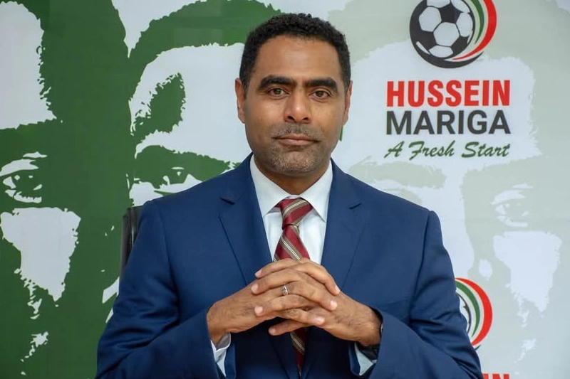 Le président de la Fédération kényane de football, Hussein Rashid Mohammed,