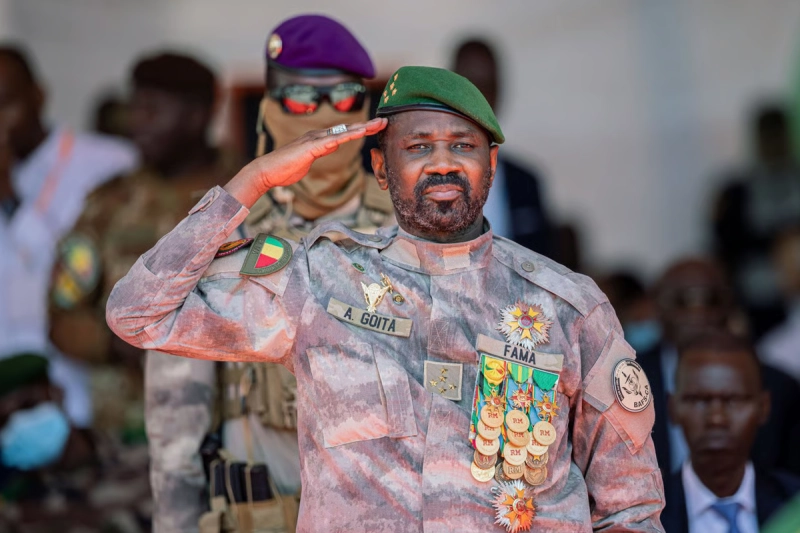 Le président malien, Assimi Goïta,
