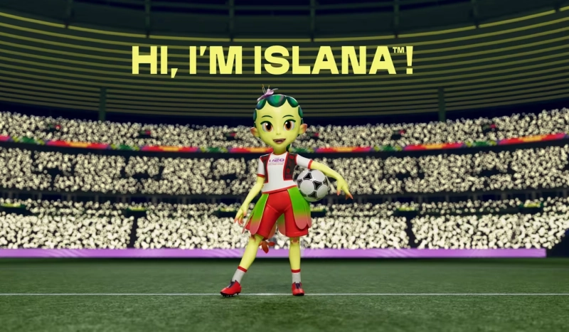 Islana, mascotte officielle de la Coupe du monde féminine U-20 2026