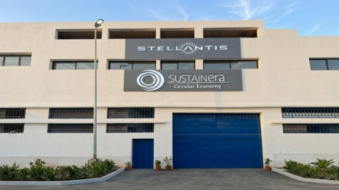 Premier centre d'économie circulaire de Stellantis à Casablanca-Ain Sebaa.