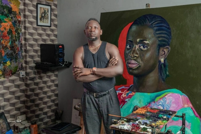À travers Quiet Territories, Oluwole Omofemi propose une série de portraits centrés sur l’intériorité.