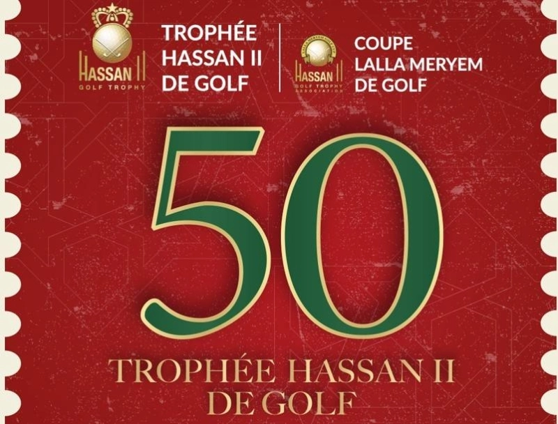 La 50e édition du Trophée Hassan II se déroulera du 21 au 23 mai 2026 sur le Parcours Rouge du Royal Golf Dar Es Salam à Rabat.